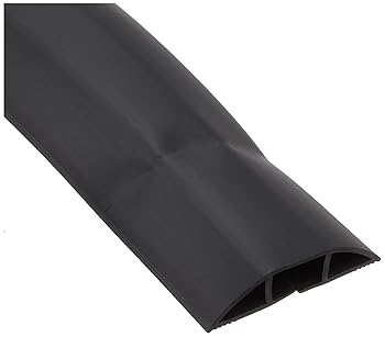 【中古】TRUSCOトラスコ ソフトケーブルプロテクター 10XW50.8X10M黒いこと TSRD10X5010BK