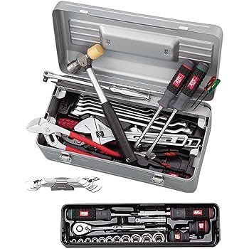 【中古】京都機械工具KTC ツールセット 工具セット 片開きケースタイプ SK3481S