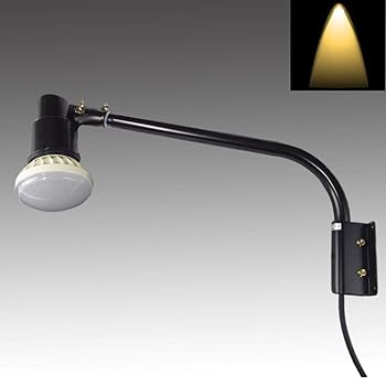 【中古】室外用LED点火装置20W200W好いかげんに形 遊撃手手仕掛ける本体色：黒いこと 手長465粍 3000K白熱電球色