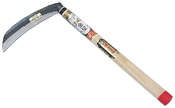 【中古】キンボシKinboshi 金星 別撰薄鎌 180粍角柄付 100053