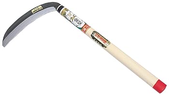 【中古】キンボシKinboshi 金星 別撰薄鎌 195ミリ丸柄付 100057