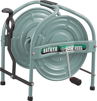 【中古】ハタヤ HATAYA テツノホースリール 本体のみ 20ｍ巻用 防藻ホース 粉体塗装 コンパクト HSA-0NG グリーン 12,807円