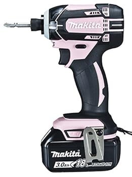 【中古】マキタMakita 申し受ける式インパクトドライバ 18V 3.0Ah サクラ色 TD149DRFXP