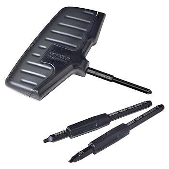 【中古】エンジニア ネジザウルスバズーカ ネジ外し用ドライバー 皿・平ネジ対応 潰れた+ネジ#2、六角対辺2.5-3mm用 黒 DBZ-55B