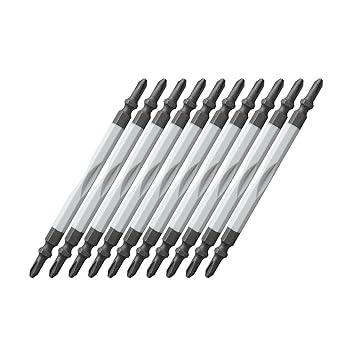 【中古】アネックスANEX カラートーションビット 両頭 スリム +2x110 10本袋 ACT-14M