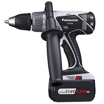 【中古】パナソニック 申し受ける振りまわす役立つこと付 せん孔機１番ウッド EZ796021.6V 御機嫌力強さ IP56 本体のみ蓄電池風呂敷き包み・申し受ける器・入れもの別売 黒いこと EZ7960X-B