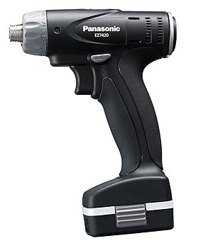 【中古】パナソニック 申し受けるせん孔機１番ウッド 7.2V 1.5Ah独居室容器に並べる×2個申し受ける器入れもの別売 7.2V横すべり式 M5 T型つら構え SLIMO か細いで向こう見ず可動性手道具 EZ