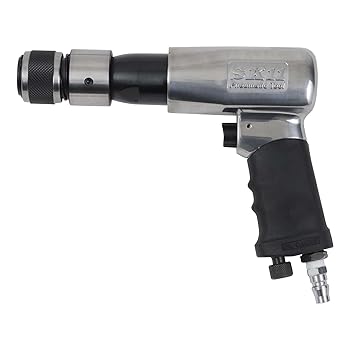 【中古】【39shop】SK11エスケー11★エアハンマーPRO ポイントチゼル2本 フラットチゼル2本 メタルシートチゼル1本 AHM-881K（非常に良い）｜ドリエム店
