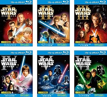 【中古】【39shop】スター・ウォーズ★1 ファントム・メナス、2 クローンの攻撃、3 シスの復讐、4 新たなる希望、5 帝国の逆襲、6 ジェダイの帰還 ブルーレイディス(良い)|ドリエム店