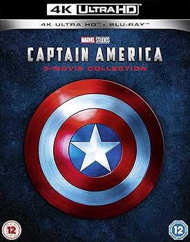 【中古】キャプテン・アメリカ 4K トリロジーBOX 4K UHD+Blu-ray リージョンフリー ※4K UHDのみ日本語有り輸入版 -Captain America 4K UHD Trilogy -