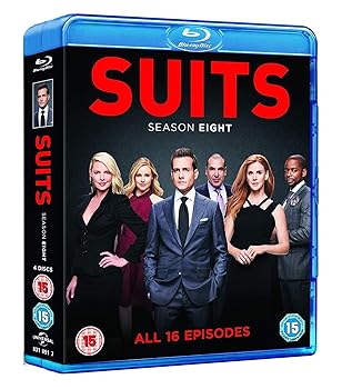 【中古】SUITSスーツ シーズン８ Blu-ray リージョンフリー ※日本語無し 輸入版 -Suits - Season 8 Blu-ray-