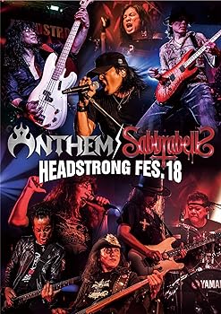 【中古】【39shop】ANTHEM★ SABBRABELLES HEADSTRONG FES.18通常盤DVD日本語解説書封入(非常に良い)|ドリエム店