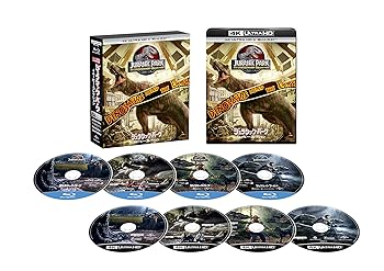 【中古】【39shop】ジュラシック・パーク★4ムービー・コレクション 4K ULTRA HD+Blu-rayセット4K ULTRA HD + Blu-ray（非常に良い）｜ドリエム店