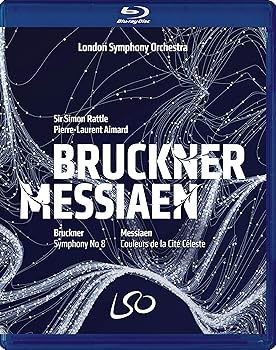 【中古】【39shop】ブルックナー★: 交響曲第8番 | メシアン : 天国の色彩 サー・サイモン・ラトル | ロンドン交響楽団 Bruckner: Symphony no.8 Sir Simon Rattle(良い)|ドリエム店