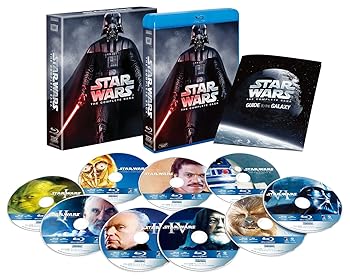 【中古】 スター・ウォーズ コンプリート・サーガ ブルーレイコレクション9枚組 初回生産限定 Amazonロゴ柄オリジナルケース付 Blu-ray