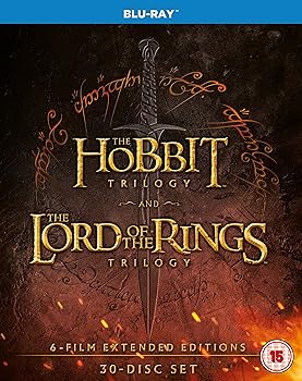 【中古】The Hobbit Trilogy and The Lord of the Rings Trilogy: 6-Film Extended Editions Blu-ray