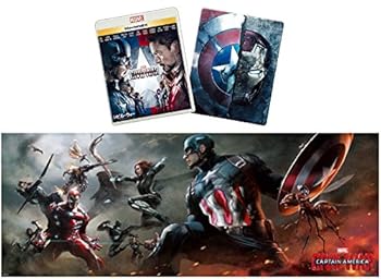 【中古】シビル・ウォーキャプテン・アメリカMovieNEXプラス3Dスチールブック:オンライン予約数量限定商品 ブルーレイ3D+ブルーレイ+DVD+デジタルコピー 24,975円
