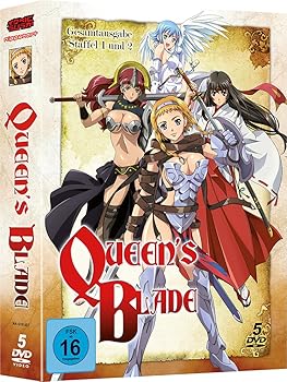 【中古】【39shop】クイーンズブレイド★1期&2期 コンプリート DVD-BOX 全24話, 650分 アニメ DVD Import PAL, 再生環境をご確認ください（良い）｜ドリエム店