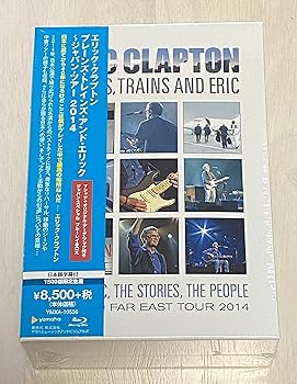 【中古】エリック・クラプトン プレーンズ、トレインズ&エリック ジャパン・ツアー 2014Tシャツ+オリジナル・データ・ブック Blu-ray-BOX1500セット限