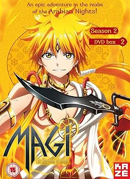 【中古】マギ The kingdom of magic第2期 コンプリート DVD-BOX2 14-25話完, 300分 大高忍 アニメ DVD Import PAL, 再生環境をご確認ください
