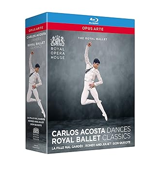 【中古】【39shop】カルロス・アコスタ・コレクション★ロイヤル・バレエ BOXセット《ラ・フィユ・マル・ガルデ》《ロメオとジュリエット》《ドン・キホーテ》Blu-ra(良い)|ドリエム店