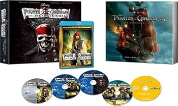 【中古】先着購入 A5ファイル付パイレーツ・オブ・カリビアン生命の泉 アートブックコンプリートBOX5枚組初回数量限定商品 Blu-ray