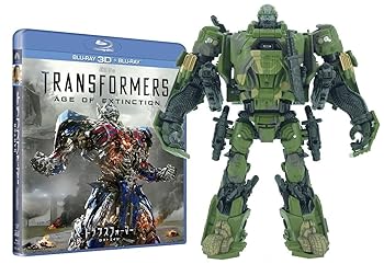 【中古】 トランスフォーマーロストエイジ ハウンド アーミーカモVer. 3D&2DブルーレイBOX3枚組3000個限定 Blu-ray