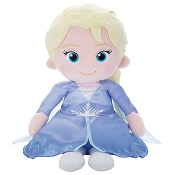 【中古】ディズニーキャラクター ぬいぐるみ うたって♪おしゃべり!! 魔法のペンダント アナと雪の女王2 エルサ 高さ32cm