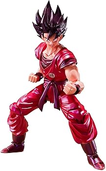 【中古】S.H.フィギュアーツ ドラゴンボール 孫悟空 界王拳 約140mm PVC&ABS製 塗装済み可動フィギュア