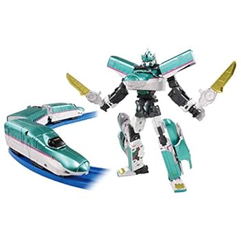 【中古】プラレール 新幹線変形ロボ シンカリオンZ シンカリオンZ E5はやぶさ グリーン