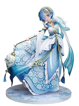 【中古】【39shop】ふりゅう★異世界生活 レム 漢服版 1:7スケール PVC製 フィギュア マルチカラー(良い)|ドリエム店