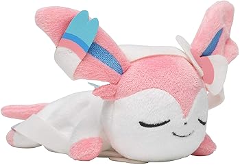 【中古】ポケモンセンターオリジナル 　くったりぬいぐるみ　ニンフィア　おやすみver.