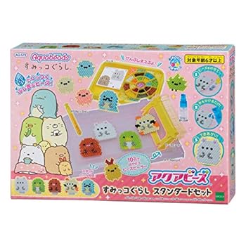 【中古】エポックEPOCH ポリプロピレン 円形 アクアビーズ キャラクター オールインワンセット すみっコぐらし スタンダードセット AQ-S72 マルチカラー