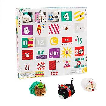 【中古】ウォルトディズニー ツムツム アドベントカレンダー 2018 ぬいぐるみ Disney \u0027\u0027Tsum Tsum\u0027\u0027 Plush Advent Calendar 並行輸入品