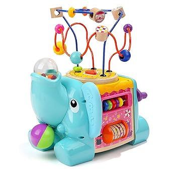 【中古】TOP BRIGHT アクティビティキューブトイ - 幼児用ビーズ迷路知育玩具 1歳 2歳 男の子 女の子用ギフト