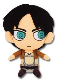 【中古】一番くじ 進撃の巨人 自由の翼 D賞 ぬいぐるみ エレン・イェーガー 単品