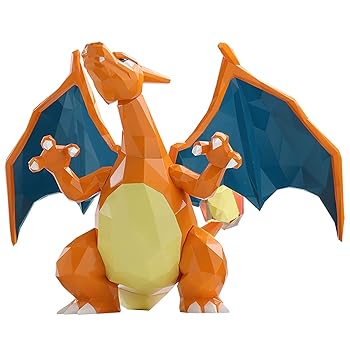 【中古】POLYGO ポケットモンスター リザードン ノンスケール ABS製 塗装済み可動フィギュア 千値練Sentinel