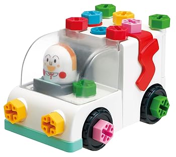 【中古】アンパンマン くみたてDIY 送りとどけるしますよ♪ ねじねじしょくぱんまんごう