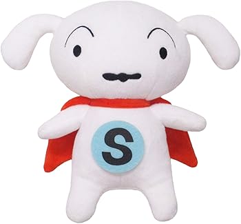【中古】三英貿易 クレヨンしんちゃん ぬいぐるみシリーズ スーパーシロS