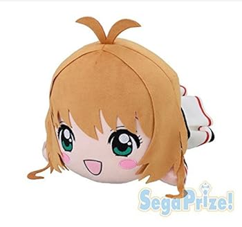 【中古】カードキャプターさくら　クリアカード編　メガジャンボ寝そべりぬいぐるみ　木之本桜