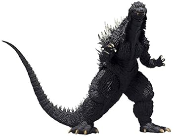 【中古】S.H.MonsterArts ゴジラ×メカゴジラ ゴジラ 2002 約155mm PVC&ABS製 塗装済み可動フィギュア