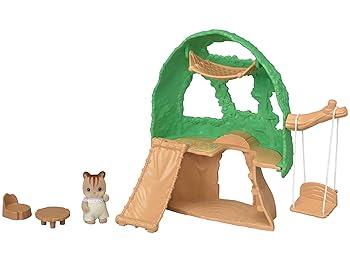 【中古】シルバニアファミリー ようちえん 遊具 かわいい木のおへやセット S-63 STマーク認証 3歳以上 おもちゃ ドールハウス Sylvanian Families エポ