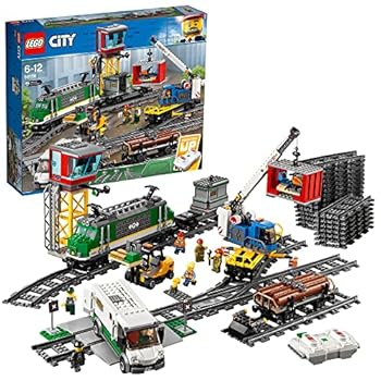 【中古】レゴLEGOシティ 積貨委託貨物鉄道車両 60198 遊び道具 路面電車