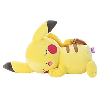 【中古】ポケモン すやすやフレンド ぬいぐるみM ピカチュウ 全長約38cm