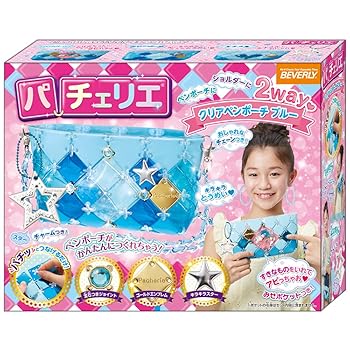 【中古】パチェリエ クリアペンポーチ ブルー