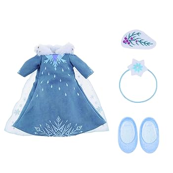 【中古】【39shop】ずっと★ぎゅっと レミン&ソラン アナと雪の女王 家族の思い出 エルサ ドレスセット（非常に良い）｜ドリエム店