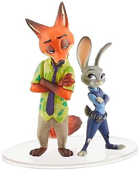 【中古】UDF ウルトラディテールフィギュア No.452 Disney シリーズ7 ズートピア ジュディ ホップス & ニック・ワイルド 全高約6791mm 塗装済み 完成品画像