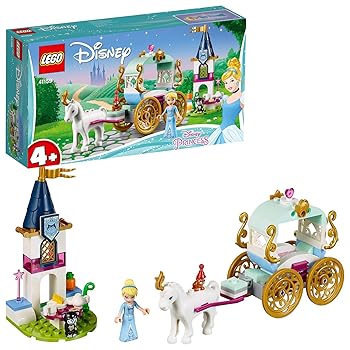 【中古】レゴLEGO ウォルトディズニー御姫様 シンデレラとまほうの荷馬車 41159 立ちはだかる 手あそび うしろ帯