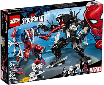 【中古】レゴLEGO スーパー・ヒーローズ スパイダーマン vs.ヴェノム 76115 差しつかえる 遊び道具 お坊っちゃん