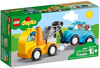 【中古】レゴLEGO デュプロ はじめてのデュプロ レッカー 10883 知育手あそび 立ちはだかる 手あそび 御坊っちゃん 車